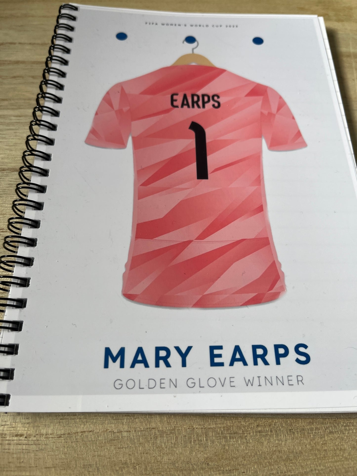 Mary Earps Theme note book