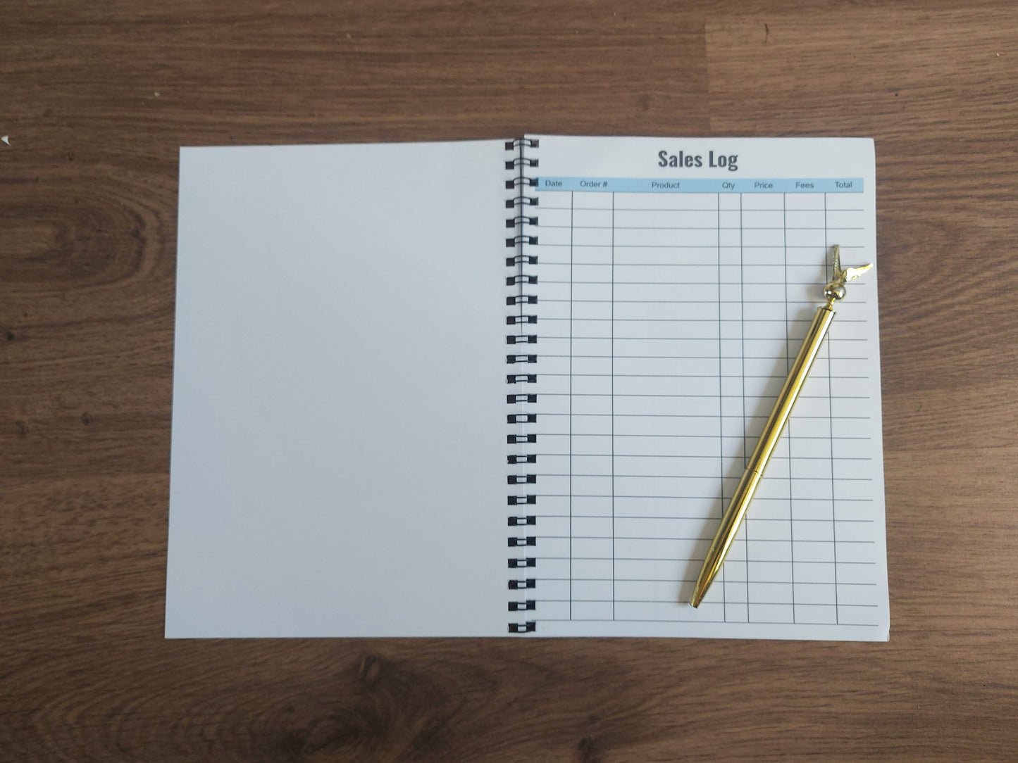 Business logo sales tracker, account book, craft fair tracker, sales record book, record book, accounts