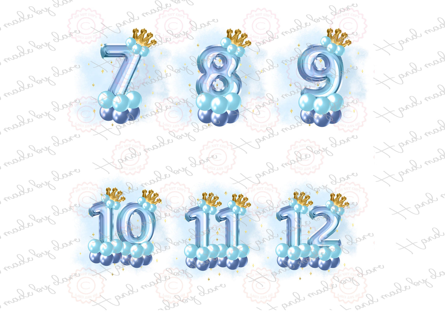 Balloon personalised boys birthday card, age cards, birthday balloons, boys 1st birthday, happy 2nd birthday