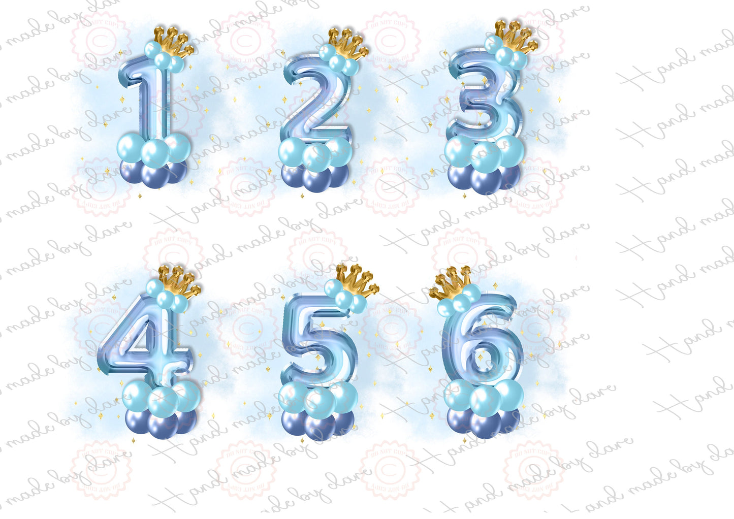 Balloon personalised boys birthday card, age cards, birthday balloons, boys 1st birthday, happy 2nd birthday