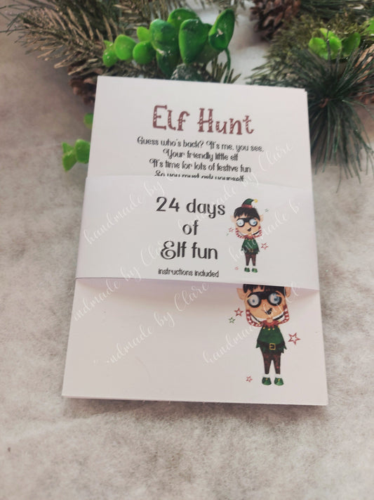 24 days of elf of the shelf activities, elf on the shelf ideas, naughty elf fun, Christmas elf, elf hunt clues