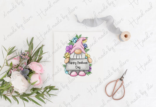 Personalised gnome theme card | Mothers Day card | Happy Mothers Day | Mothers day gift | To Grandma | To my nan | Mothers Sunday card