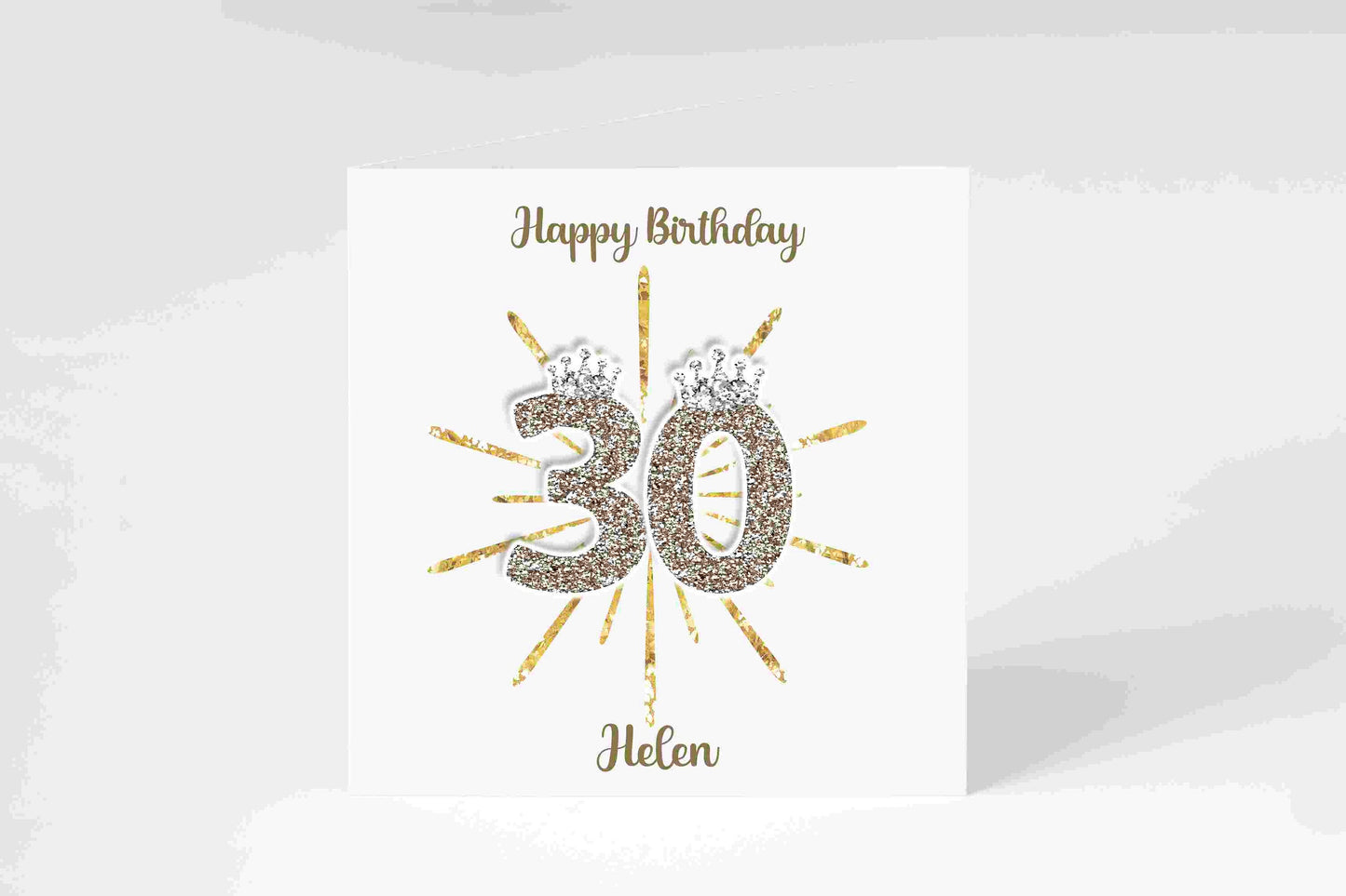 Personalised 30th birthday card | 30th birthday card for her | 30th Birthday card daughter | 30th birthday card | birthday card for wife