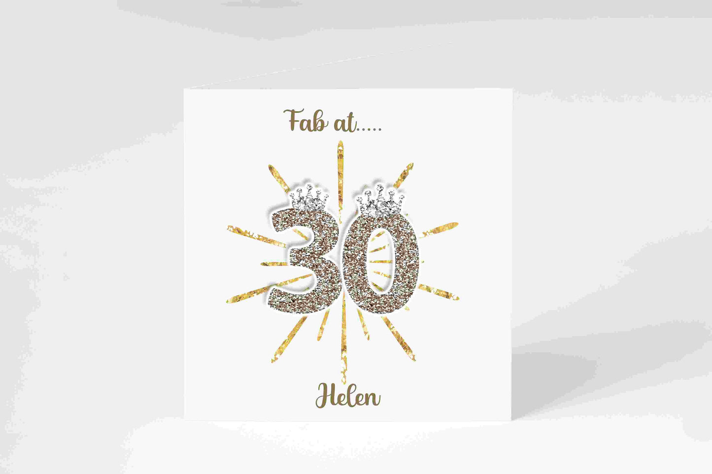 Personalised 30th birthday card | 30th birthday card for her | 30th Birthday card daughter | 30th birthday card | birthday card for wife